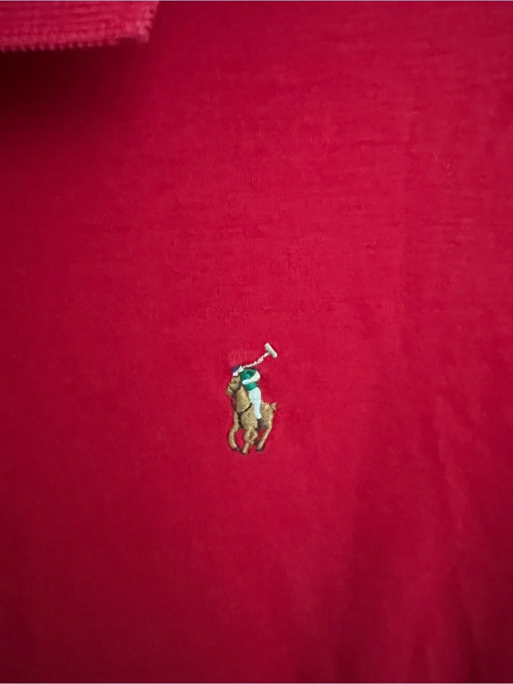 Ralph Lauren Men’s Red Polo Shirt Classic Fit